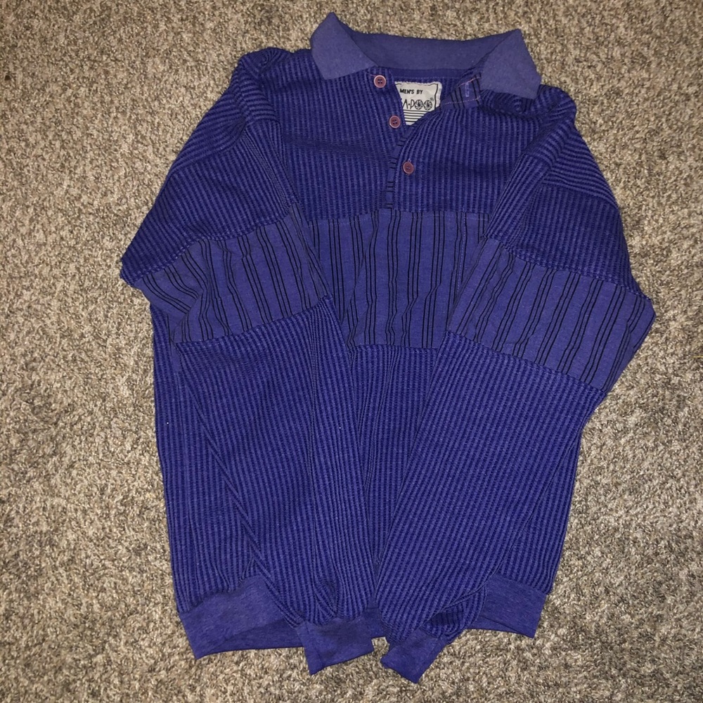 80s purple sweater